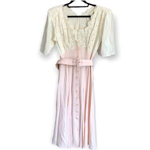 Vintage 80s Karen Alexander maxi long dress